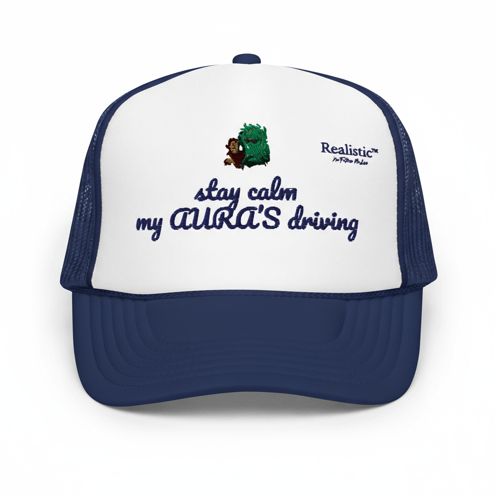 “Stay calm, my aura’s driving”