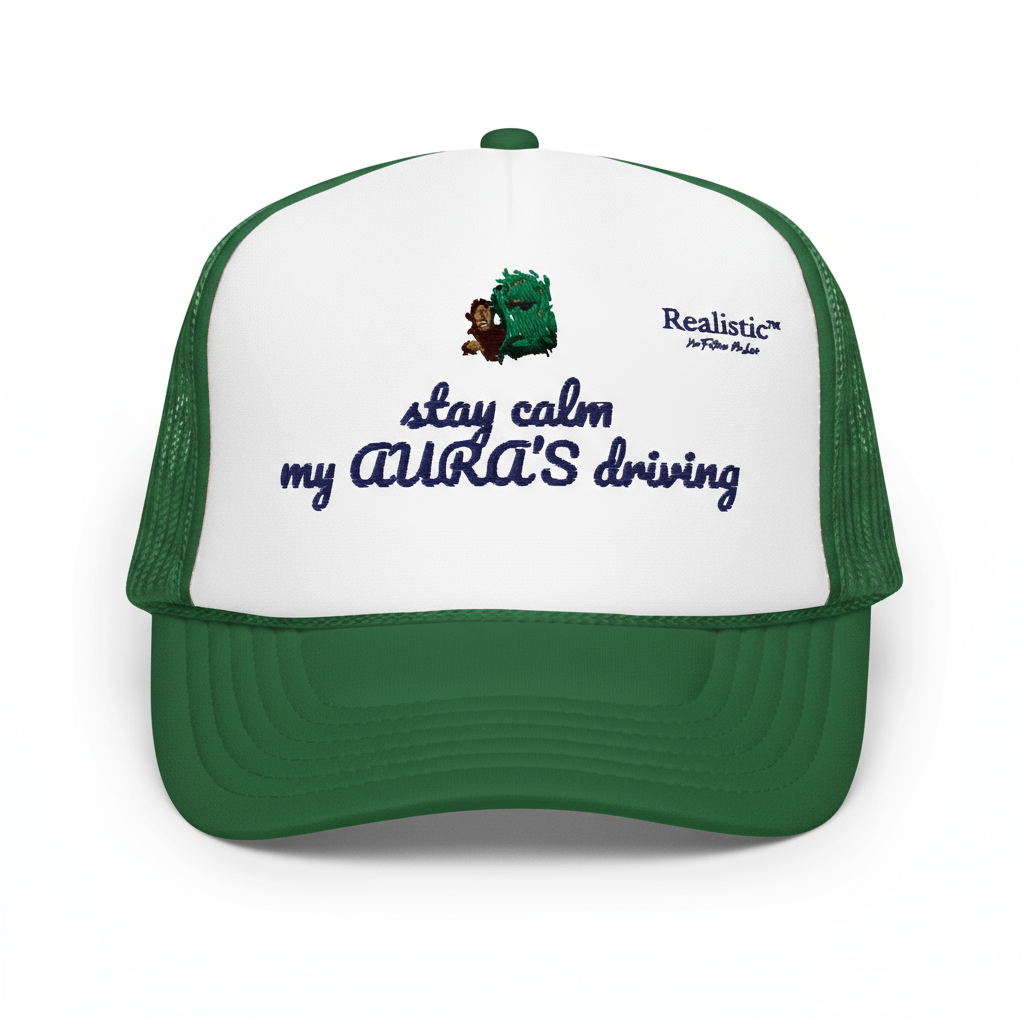 “Stay calm, my aura’s driving”